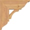 Ekena Millwork Legacy Traditional Smooth Bracket w/ Offset Brace, Western Red Cedar, 7 1/2"W x 18"D x 18"H BKT0806X18X18LEC01SWR - alternate 4
